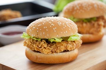 チキンハンバーガー