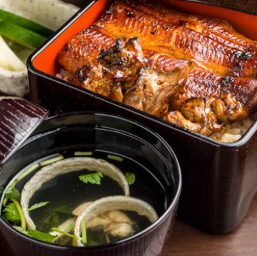 うな重梅+肝焼き(肝吸い、お新香つき)