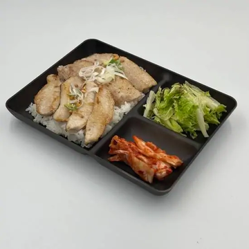 サムギョプサル& 豚トロ & 飯 / Pork Belly & Pork Jowl & Rice