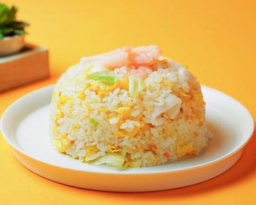 海鮮レタスチャーハン