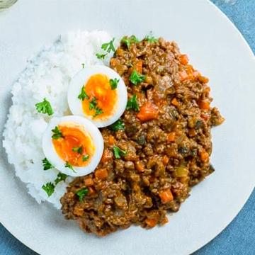 卵キーマカレー Keema Egg Curry