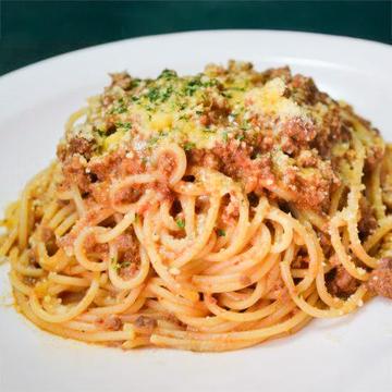 ボロネーゼ 挽肉、トマトのミートパスタ