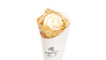 生クリームとメイプルバター・Fresh cream ＆ maple butter crepe