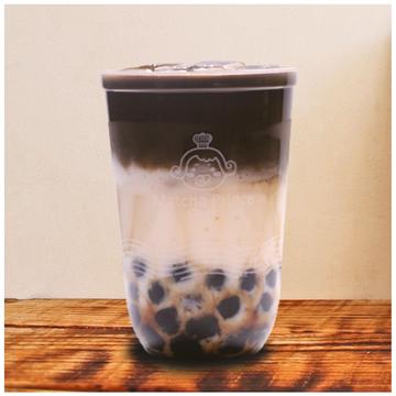 タピオカほうじ茶ラテ