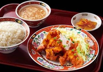 唐揚げ(黒酢) Fried Chicken (Black Vinegar)