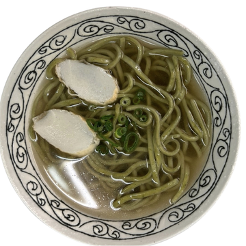 素そばよもぎ麺