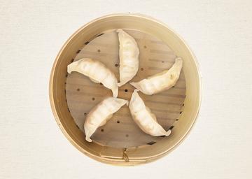 「豚の蒸し餃子」(蒸餃子)(5個)