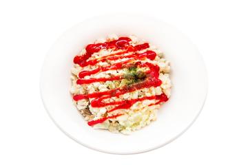 PLオムライス ~黄味を使わない高タンパクオムライス!~ 518kcal タンパク質:55g 脂質:11g 糖質:46g