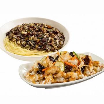 チャジャン麺+タンスユク(小) セット