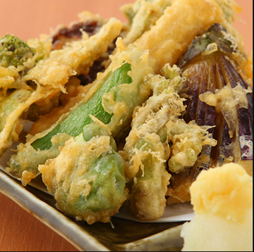 旬野菜天麩羅