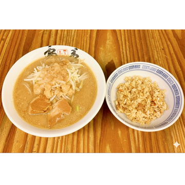 王道半チャーハンセット