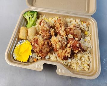 炒飯×とりの唐揚げ S