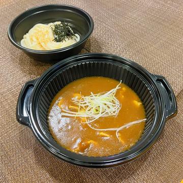 肉汁カレーつけうどん