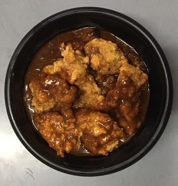 からあげ カレー丼大盛 ご飯大盛、ルー大盛