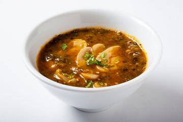 マッシュルームとほうれん草カレー Mushroom palak