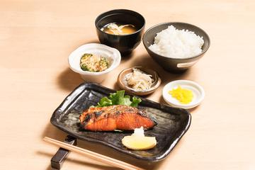 塩シャケ定食
