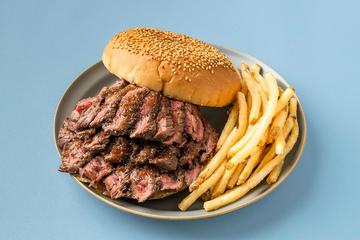 トリプルステーキバーガーポテトセット