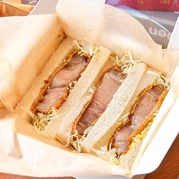 久山産やよい豚のロースカツサンド Cutlet Sandwich