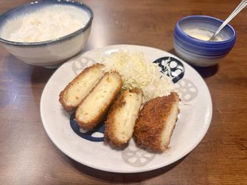 きたあかりのコロッケ定食(2個)