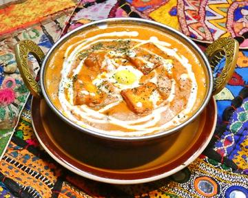 マッシュルームとパニールチーズカレーセット Mushroom and Paneer Cheese Curry Set