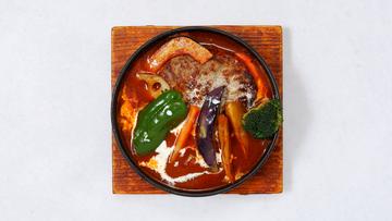 鉄鍋煮込みハンバーグ デミハヤシソース 160g(ライスorスパゲティー・サラダ付)