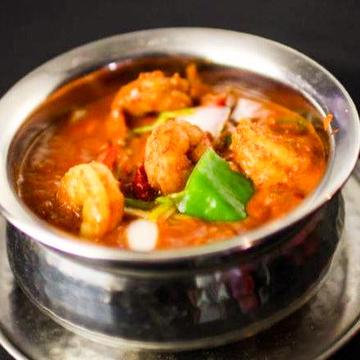 エビマサラカレー Shrimp masala curry