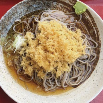 たぬきそば Soba Noodles with Tempura Batter