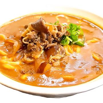 肉盛りカレーうどん