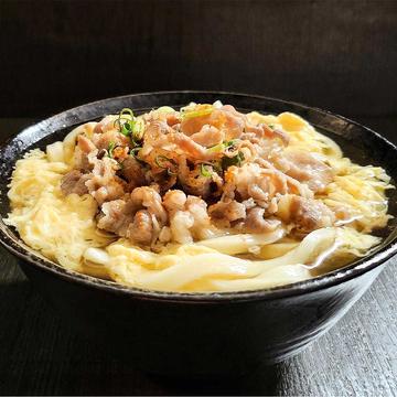絶品！！  「卵とじ肉うどん」