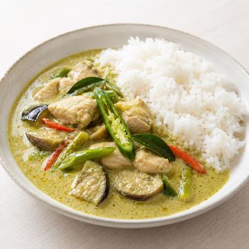 グリーンカレーライス
