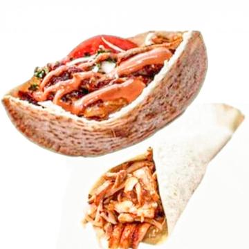 ケバブサンド(チキン)＆ケバブラップ(チキン)セット Chicken Kebab Sandwich ＆ Chicken Kebab Wrap