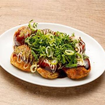 たこ焼き 6個 甘口ソース ネギ盛り