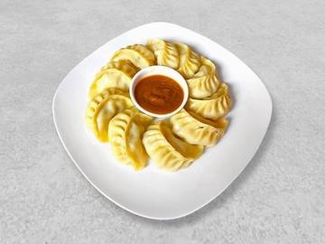 Steam Chicken Momo 蒸し餃子