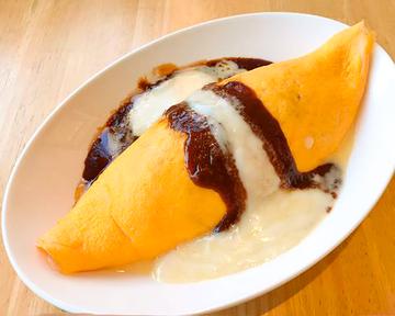 チーズデミグラスオムライス Cheese Demi-Glace Omelet Rice