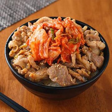 キムチにんにく醤油豚丼並(お肉200g)