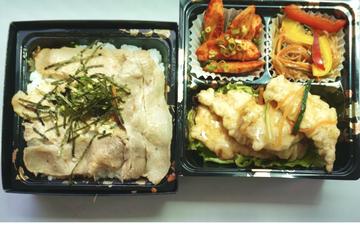 国産豚の焼肉＆鶏肉鍋包肉弁当