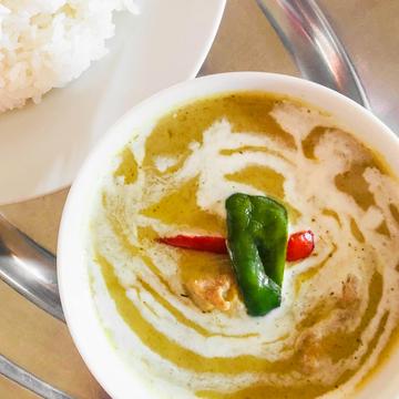 Green curry set グリーンカレー
