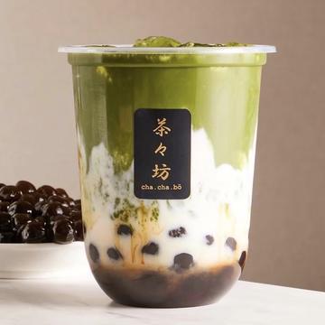 抹茶タピオカミルク
