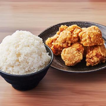 あわせてほぼ1kg！からあげごはんセット(からあげ7個+ごはん700g)