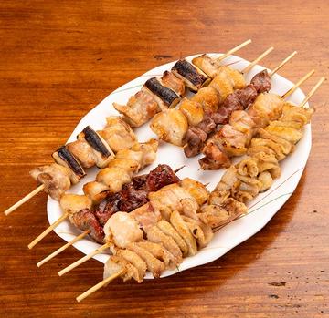 炭火焼鳥おまかせ10本セット(塩)
