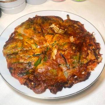 キムチチヂミ Kimchi Buchimgae