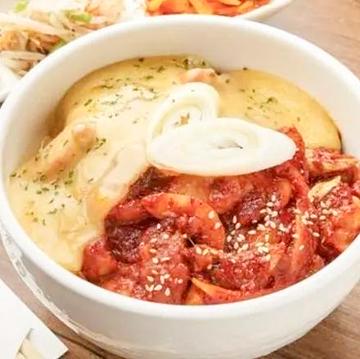 チーズダッカルビ丼
