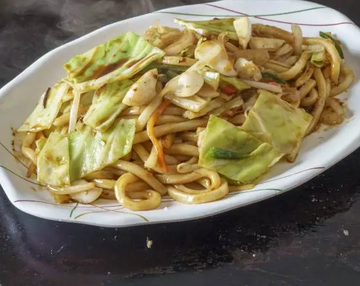 イカ焼うどん