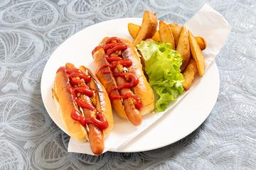 ツインホットドッグ＆ポテトセット