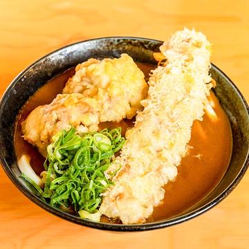 天カレーうどん(温)