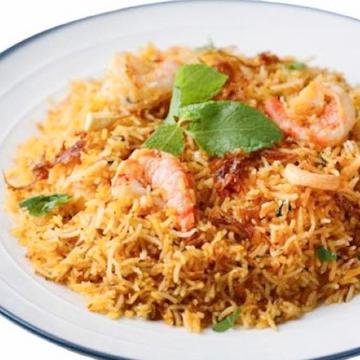 海老のスパイシービリヤニ Prawn Briyani