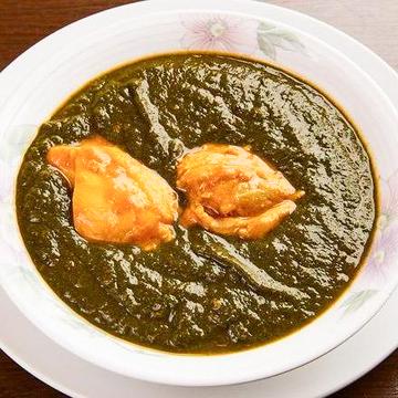 ほうれん草チキンカレー Spinach and Chicken Curry
