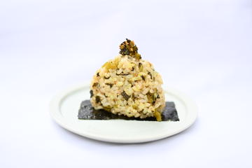 おにぎり(玄米高菜)