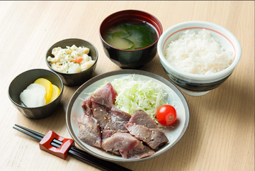 鮪喉肉炙り定食