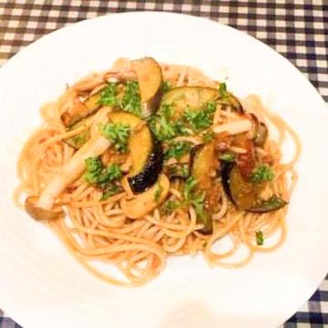 ナスビのボロネーゼ boLognese pasta with Eggplants